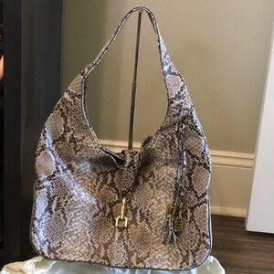 G.I.L.I. Snakeskin Patterned Women's Bag